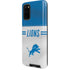 NFL Detroit Lions White Striped Galaxy S20 Pro Case