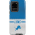 NFL Detroit Lions White Striped Galaxy S20 Ultra 5G Pro Case