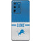 NFL Detroit Lions White Striped Galaxy S20 Ultra 5G Skin