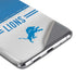 NFL Detroit Lions White Striped Galaxy S20 Ultra 5G Skin