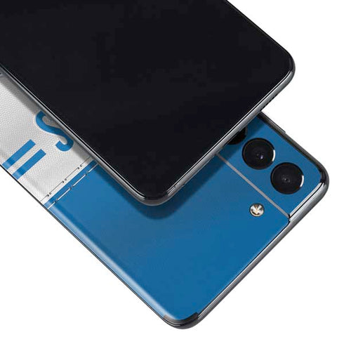 NFL Detroit Lions White Striped Galaxy S21 5G Skin