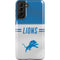 NFL Detroit Lions White Striped Galaxy S21 Plus 5G Pro Case