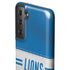 NFL Detroit Lions White Striped Galaxy S21 Plus 5G Pro Case