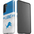 NFL Detroit Lions White Striped Galaxy S21 Plus 5G Pro Case