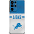 NFL Detroit Lions White Striped Galaxy S21 Ultra 5G Skin