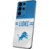 NFL Detroit Lions White Striped Galaxy S21 Ultra 5G Skin