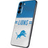 NFL Detroit Lions White Striped Galaxy S22 Plus Skin
