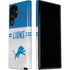 NFL Detroit Lions White Striped Galaxy S22 Ultra Pro Case