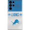 NFL Detroit Lions White Striped Galaxy S22 Ultra Skin