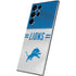 NFL Detroit Lions White Striped Galaxy S22 Ultra Skin