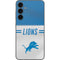NFL Detroit Lions White Striped Galaxy S23 FE Skin