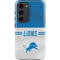 NFL Detroit Lions White Striped Galaxy S23 Pro Case