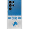 NFL Detroit Lions White Striped Galaxy S23 Ultra Skin