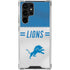 NFL Detroit Lions White Striped Galaxy S24 Ultra Clear Case