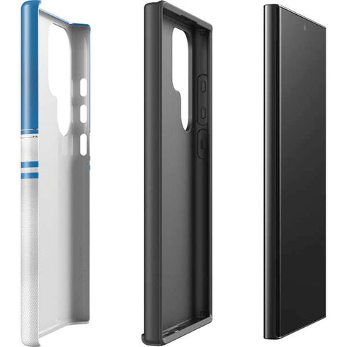 NFL Detroit Lions White Striped Galaxy S24 Ultra Impact Case