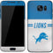 NFL Detroit Lions White Striped Galaxy S7 Skin