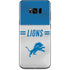 NFL Detroit Lions White Striped Galaxy S8 Skin