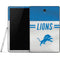 NFL Detroit Lions White Striped Samsung Galaxy Tab Skin