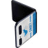 NFL Detroit Lions White Striped Galaxy Z Flip Skin