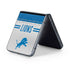 NFL Detroit Lions White Striped Galaxy Z Flip5 5G Skin