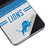 NFL Detroit Lions White Striped Galaxy Z Flip5 5G Skin