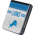 NFL Detroit Lions White Striped Galaxy Z Flip5 5G Skin