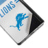 NFL Detroit Lions White Striped Galaxy Z Fold2 5G Skin