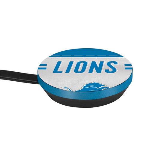 NFL Detroit Lions White Striped Google Stadia Controller Skin