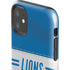 NFL Detroit Lions White Striped iPhone 11 Impact Case