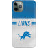 NFL Detroit Lions White Striped iPhone 11 Pro Lite Case