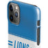 NFL Detroit Lions White Striped iPhone 11 Pro Lite Case