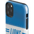 NFL Detroit Lions White Striped iPhone 11 Pro Max Impact Case