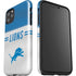 NFL Detroit Lions White Striped iPhone 11 Pro Max Impact Case