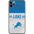 NFL Detroit Lions White Striped iPhone 11 Pro Max Skin