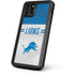 NFL Detroit Lions White Striped iPhone 11 Pro Max Waterproof Case