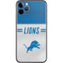 NFL Detroit Lions White Striped iPhone 11 Pro Skin