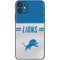 NFL Detroit Lions White Striped iPhone 11 Skin