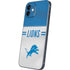 NFL Detroit Lions White Striped iPhone 12 Skin