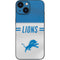 NFL Detroit Lions White Striped iPhone 13 Mini Skin