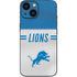 NFL Detroit Lions White Striped iPhone 13 Mini Skin