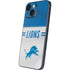 NFL Detroit Lions White Striped iPhone 13 Mini Skin