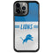 NFL Detroit Lions White Striped iPhone 13 Pro Cargo Case