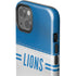 NFL Detroit Lions White Striped iPhone 15 Plus Impact Case