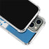 NFL Detroit Lions White Striped iPhone 15 Pro Clear Case