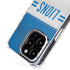 NFL Detroit Lions White Striped iPhone 15 Pro Max MagSafe Case