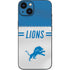 NFL Detroit Lions White Striped iPhone 14 Skin