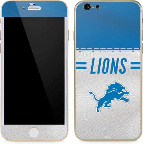NFL Detroit Lions White Striped iPhone 6/6s Skin