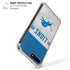 NFL Detroit Lions White Striped iPhone 7/8 Plus Clear Case