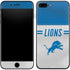 NFL Detroit Lions White Striped iPhone 8 Plus Skin