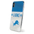 NFL Detroit Lions White Striped iPhone XS Max Skin